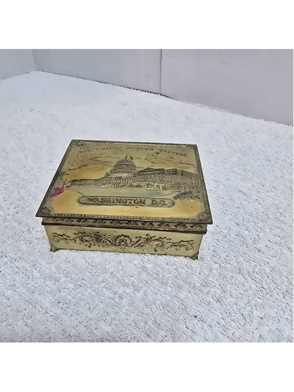 Unbranded Gold and Silver Washington D.C. Capitol Decor Box One Size